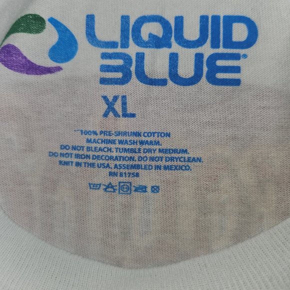 Grateful Dead Terrapin Moon Original 2000 rock Liquid Blue rock T-Shirt L NWT - Picture 7 of 7